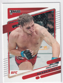 2022 Panini Donruss UFC - Darren Till - Press Proof Silver