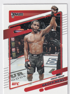 2022 Panini Donruss UFC - Geoff Neal - Press Proof Silver