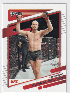 2022 Panini Donruss UFC - Gunnar Nelson - Press Proof Silver