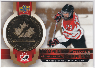 2021-22 UD Tim Hortons - Marie-Philip Poulin - Championship Medals