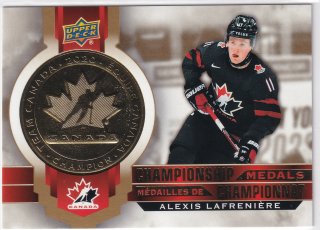 2021-22 UD Tim Hortons - Alexis Lafreniere - Championship Medals