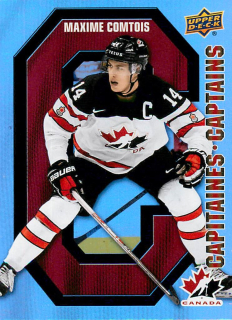 2021-22 UD Tim Hortons Collector's Series - Maxime Comtois - Captains #CC-12