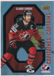 2021-22 UD Tim Hortons Collector's Series - Claude Giroux - Captains