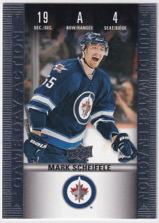 2019-20 UD Tim Hortons Collector's Series - Mark Scheifele - Game Day Action