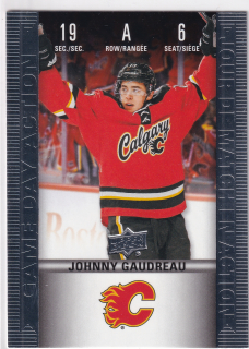 2019-20 UD Tim Hortons Collector's Series - Johnny Gaudreau - Game Day Action