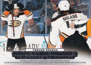 2022-23 UD Tim Hortons Collector's Series - Trevor Zegras - Hockey Triumphs #HT-16
