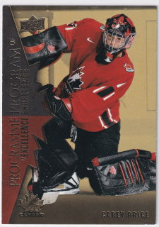2020-21 UD Tim Hortons - Carey Price - Program Of Excelence
