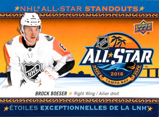 2018-19 UD Tim Hortons Collector's Series - Brock Boeser - All-Star Standouts #AS-3