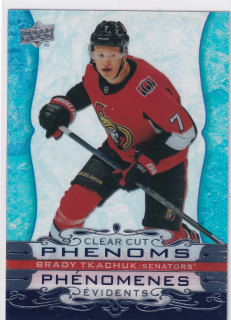 2020-21 UD Tim Hortons Collector's Series - Brady Tkachuk - Clear Cut Phenoms
