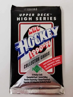 1990-91 Upper Deck High Series - hobby balíček