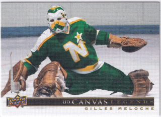 2020-21 UD SP Signature Edition Legends - Gilles Meloche - Canvas