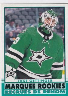 2020-21 UD O-Pee-Chee - Jake Oettinger - Marquee Rookies retro