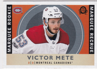 2017-18 UD O-Pee-Chee - Victor Mete - Marquee Rookie Retro