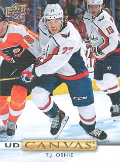 2019-20 UD Series 1 - T.J. Oshie - Canvas #C28
