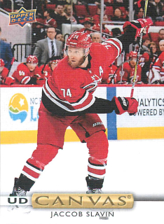2019-20 UD Series 1 - Jaccob Slavin - Canvas #C25