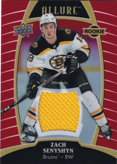 2019-20 UD Allure - Zach Senyshyn - Red Rainbow Rookie Jersey