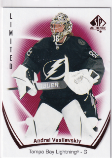 2021-22 UD SP Authentic - Andrei Vasilevskiy - Limited Red