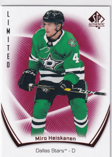 2021-22 UD SP Authentic - Miro Heiskanen - Limited Red