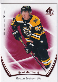 2021-22 UD SP Authentic - Brad Marchand - Limited Red