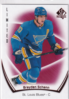 2021-22 UD SP Authentic - Brayden Schenn - Limited Red
