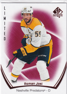 2021-22 UD SP Authentic - Roman Josi - Limited Red