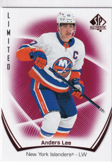 2021-22 UD SP Authentic - Anders Lee - Limited Red