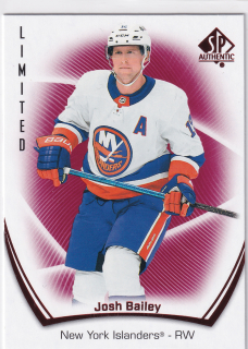 2021-22 UD SP Authentic - Josh Bailey - Limited Red