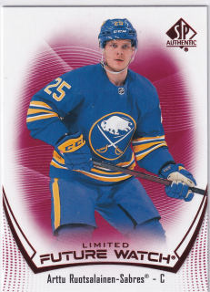 2021-22 UD SP Authentic - Arttu Ruotsalainen - Future Watch Limited Red