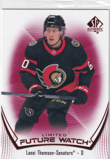 2021-22 UD SP Authentic - Lassi Thomson - Future Watch Limited Red