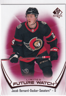 2021-22 UD SP Authentic - Jacob Bernard-Docker - Future Watch Limited Red