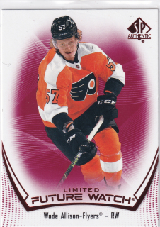 2021-22 UD SP Authentic - Wade Allison - Future Watch Limited Red