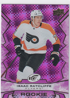 2022-23 UD Ice - Isaac Ratcliffe - Rookie Purple