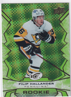 2022-23 UD Ice - Filip Hallander - Rookie Green