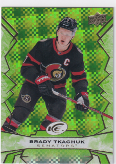 2022-23 UD Ice - Brady Tkachuk - Green