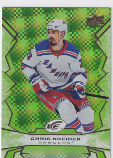 2022-23 UD Ice - Chris Kreider - Green