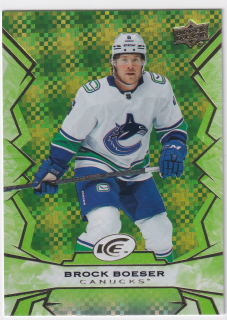 2022-23 UD Ice - Brock Boeser - Green
