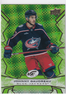 2022-23 UD Ice - Johnny Gaudreau - Green
