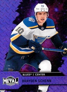 2020-21 UD Skybox Metal Universe - Brayden Schenn - Purple /199 #54