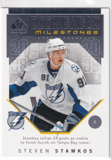 2018-19 UD SP Authentic - Steven Stamkos - Rookie Year Milestone