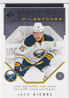 2018-19 UD SP Authentic - Jack Eichel - Rookie Year Milestone