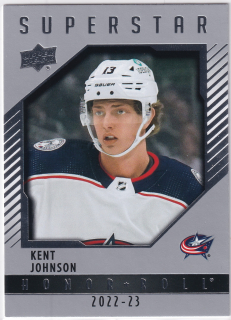 2022-23 UD Series 2 - Kent Johnson - Honor Roll 