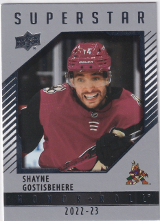 2022-23 UD Series 1 - Shayne Gostisbehere - Honor Roll