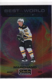 2020-21 UD O-Pee-Chee Platinum - Brad Marchand - Best In The World