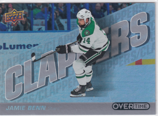 2019-20 UD Overtime - Jamie Benn - Clappers
