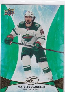 2021-22 UD Ice - Mats Zuccarello - 20-21 Green