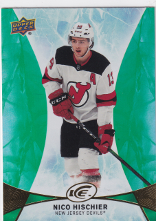 2021-22 UD Ice - Nico Hischier - 20-21 Green
