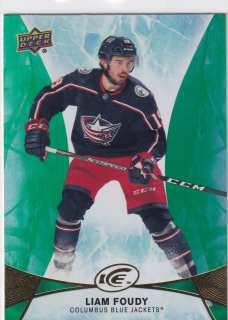 2021-22 UD Ice - Liam Foudy - 20-21 Green