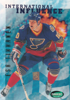 1995-96 Parkhurst International - Esa Tikkanen - International Influence #235