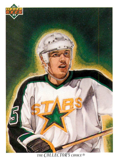1991-92 UD Series - Dave Gagner - North Stars Checklist #86