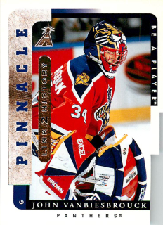1996-97 Pinnacle Be a Player - John Vanbiesbrouck - Link 2 History #LTH-10B